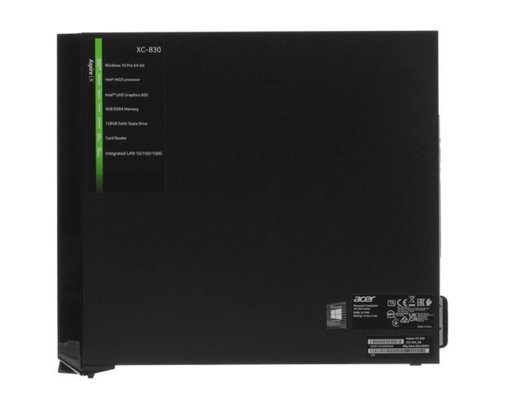 Системный блок Acer Aspire XC-830 /DT.BE8ER.003/ Intel Celeron J4025/4Gb/128Gb/W10